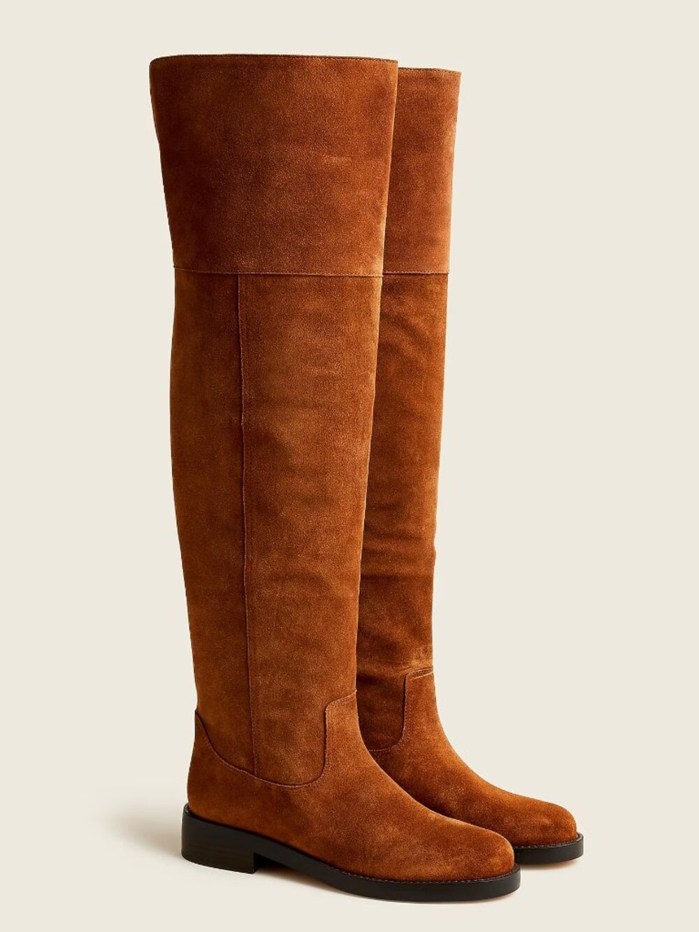 J Crew over the knee suede riding boots Sz 7